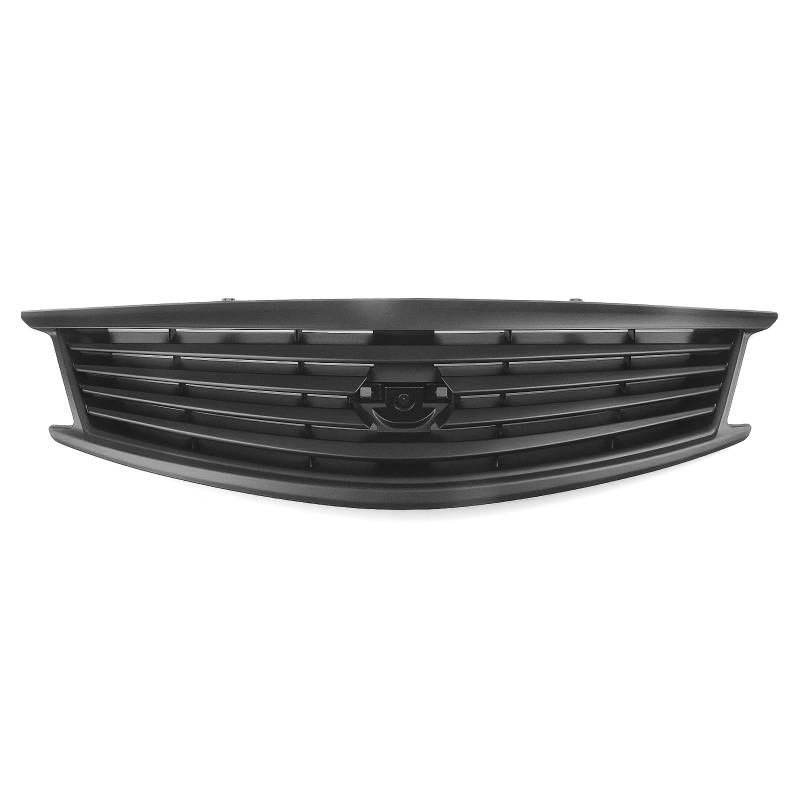 NUOSDEX Nieren Schwarz Kühlergrill Kompatibel Mit Infiniti Für G25 G37 Q40 4-Türer 2010 2011 2012 2013 Frontgrill Obere Stoßstangenhaube Mesh Auto Frontkühlergrill Racing Grill(Matte Black) von NUOSDEX