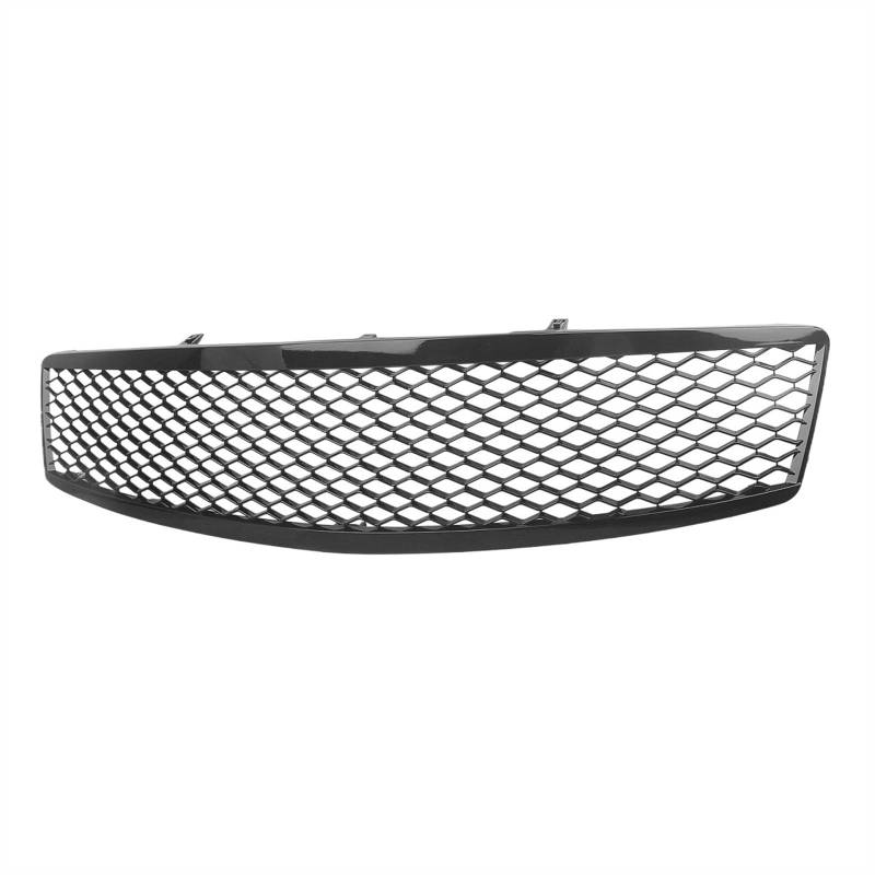 NUOSDEX Nieren Schwarz Kühlergrill Kompatibel Mit Infiniti Für G35 G37 2007 2008 2009 Frontgrill Mattschwarz Auto Obere Stoßstangenhaube Abdeckung Mesh Grid Racing Grills Zubehör(Glossy Black) von NUOSDEX
