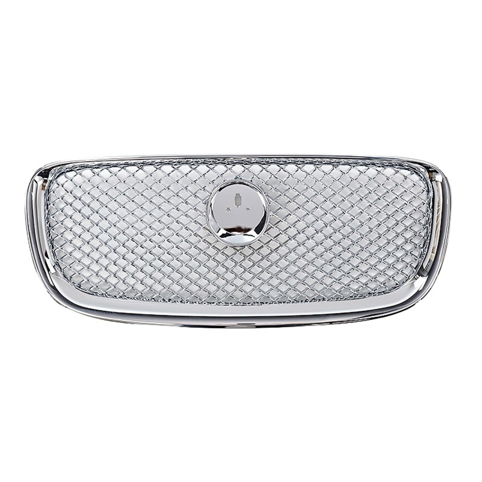 NUOSDEX Nieren Schwarz Kühlergrill Kompatibel Mit Jaguar Für XF 2013 2014 2015 Auto Frontstoßstange Oberer Zentralstrahlergrill Ersatz OEM: C2Z13175 C2Z13199 C2Z20498(Plating Silver) von NUOSDEX
