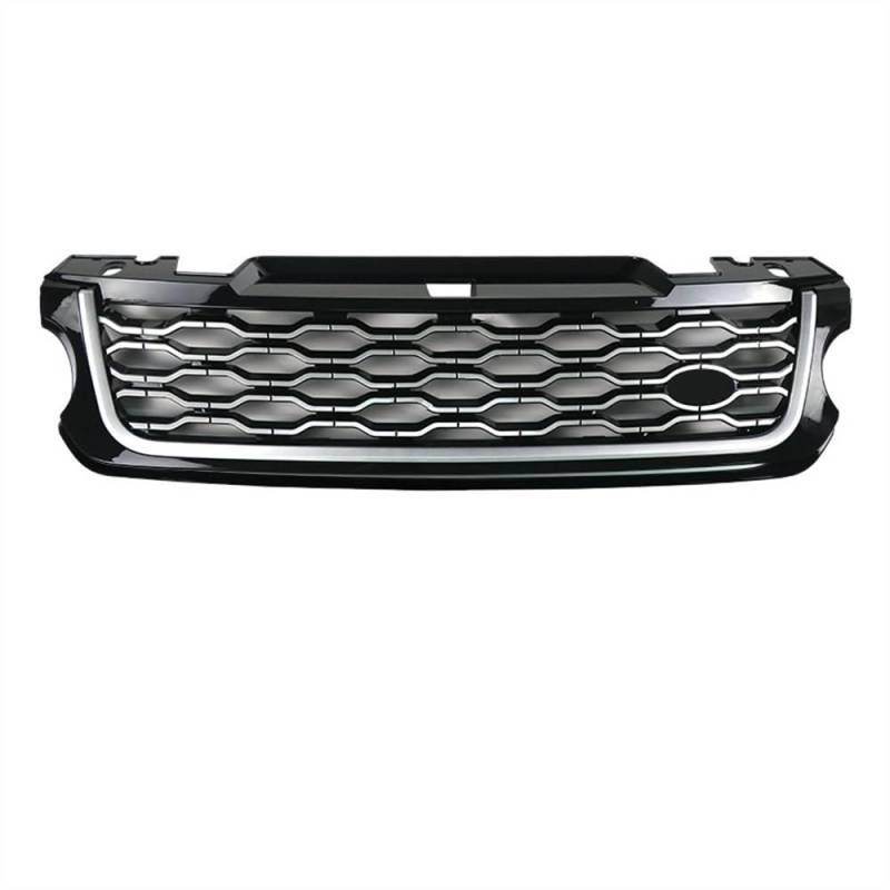NUOSDEX Nieren Schwarz Kühlergrill Kompatibel Mit Land Für Rover Für Range Für Rover Sport L494 2014 2015 2016 2017 Auto Frontstoßstangen-Netzabdeckungsgitter OEM: LR098747 LR116509(Style 2) von NUOSDEX