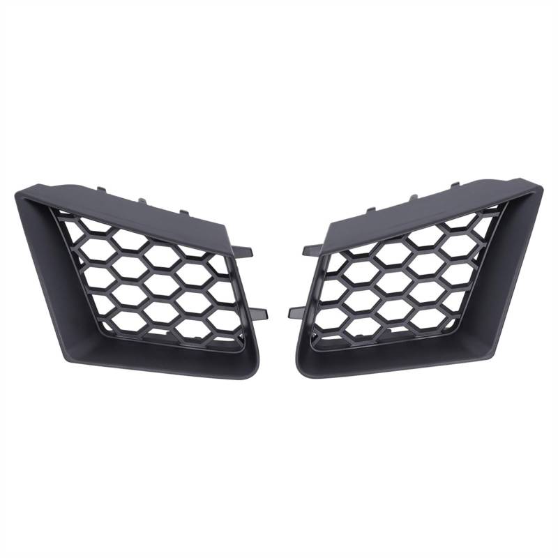 NUOSDEX Nieren Schwarz Kühlergrill Kompatibel Mit Seat Für Ibiza Für Cordoba 6L 2002 2003 2004 2005 2006 2007 2008 2009 Frontstoßstange Oberer Grill Links Rechts Mattschwarz Ersatz von NUOSDEX