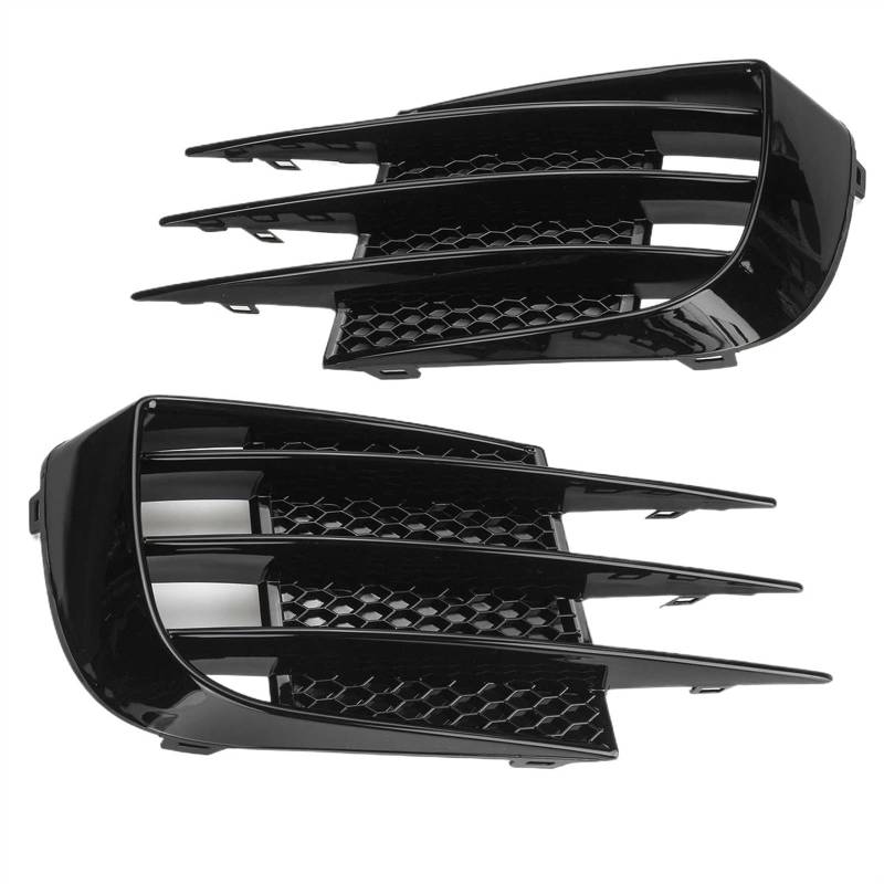 NUOSDEX Nieren Schwarz Kühlergrill Kompatibel Mit VW Für Golf 6 MK6 VI Für GTI Für GTD R R20 2008 2009 2010 2011 2012 2013 Auto Frontstoßstange Nebelscheinwerfer Kühlergrill Spoiler von NUOSDEX