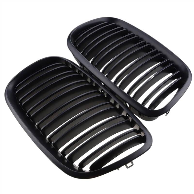 NUOSDEX Nieren Schwarz Kühlergrill Kompatibel Mit X5 E70 2007 2008 2009 2010 2011 2012 2013 Kompatibel Mit X6 E71 2007 2008 2009 2010 2011 2012 2013 2014(D) von NUOSDEX