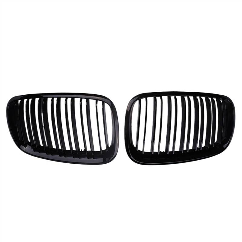NUOSDEX Nieren Schwarz Kühlergrill Kompatibel Mit X5 X6 E70 E71 2007 2008 2009 2010 2011 2012 2013 Auto Front Niere Kühlergrill OEM: 51137157687 51137305589 51137185223(color1) von NUOSDEX