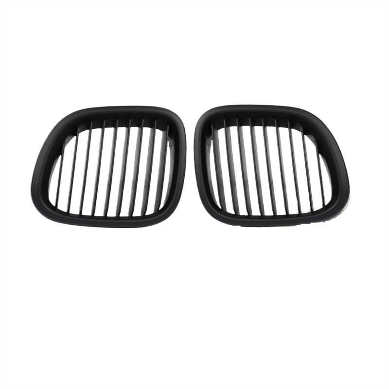 NUOSDEX Nieren Schwarz Kühlergrill Kompatibel Mit Z3 1996 1997 1998 1999 2000 2001 2002. Auto-Stoßstangengitter, Vorderer Einlassgrill, Vorderer Nierengrill, OEM: 51138412950, ​​51138412949 von NUOSDEX