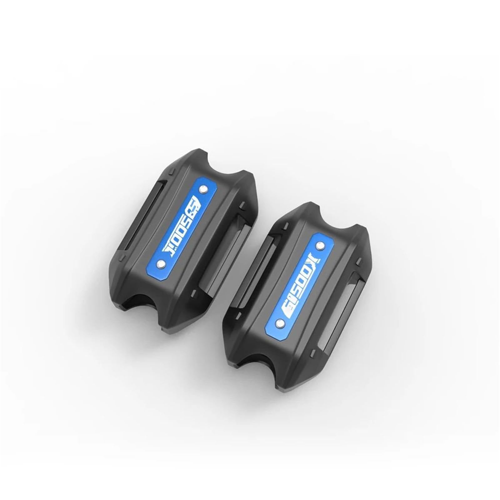 NUOSDEX Stoßstange dekorative Blöcke Kompatibel Mit CB500X 2020 2021 2022 2023 Motorrad-Motor-Crash-Bar-Schutz Stoßstange Dekorativer Schutzblock Zubehör 25mm(Blue) von NUOSDEX