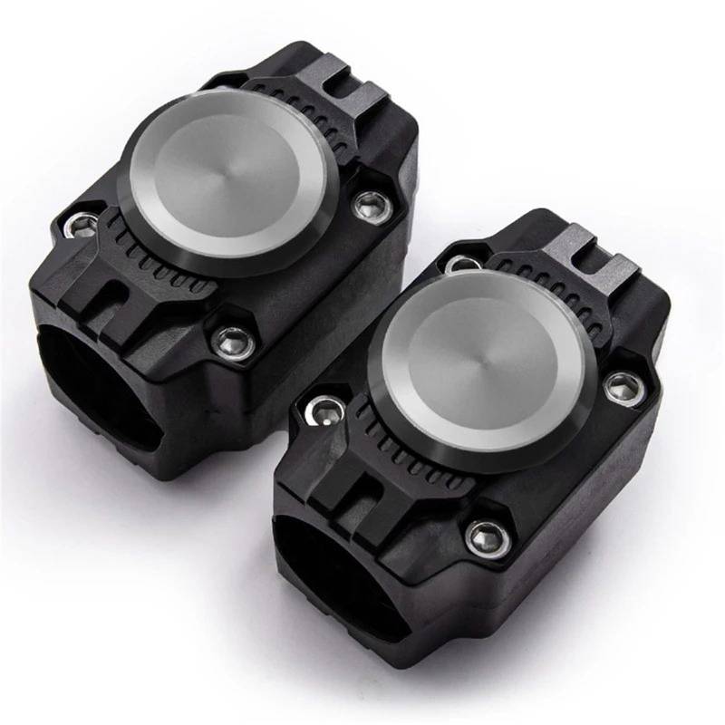 NUOSDEX Stoßstange dekorative Blöcke Kompatibel Mit Für 650 1000 X300 Motorrad-Motorschutz Stoßstangenschutz Antikollisionsblock Stoßstangen-Dekorblöcke(Two Multi-Colored) von NUOSDEX