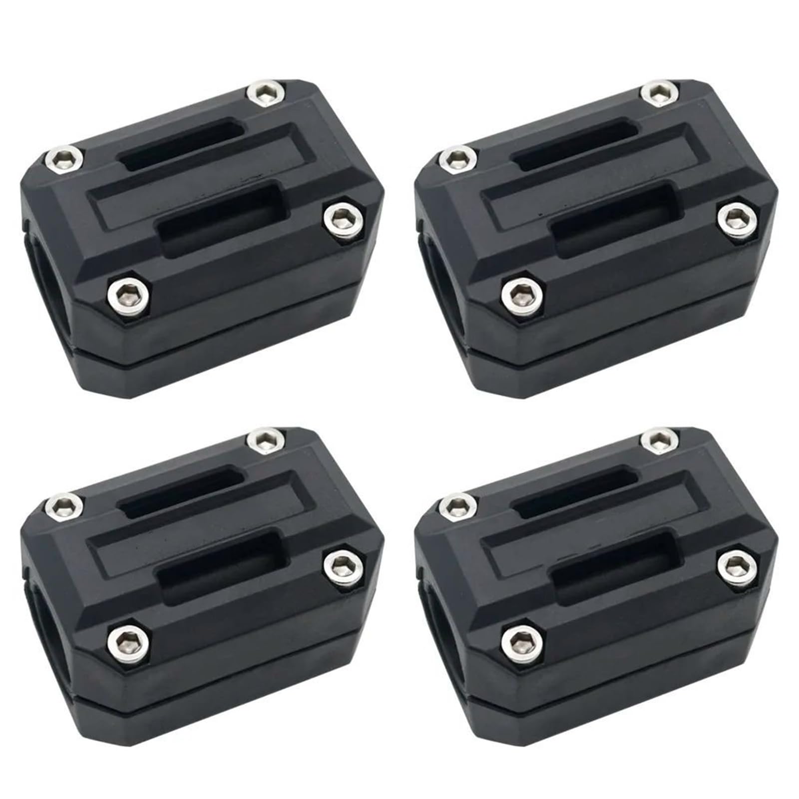 NUOSDEX Stoßstange dekorative Blöcke Kompatibel Mit Für F800gs Für Adventure Für G650gs Motorradstoßstange Dekorativer Block Motorschutzblock Modifizierter Sturzbügel(4 Pieces) von NUOSDEX