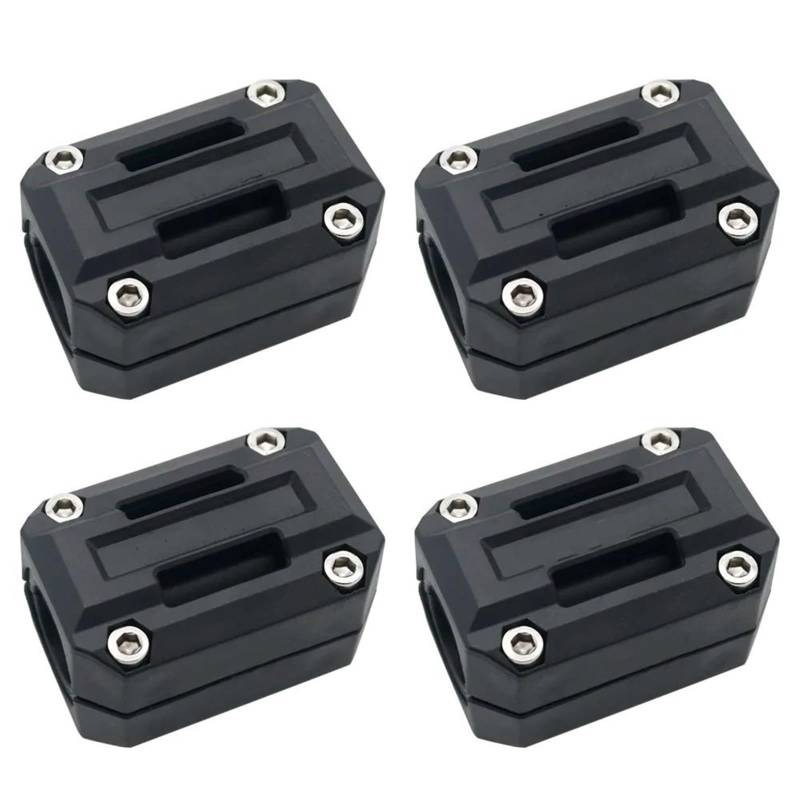NUOSDEX Stoßstange dekorative Blöcke Kompatibel Mit Für F800gs Für Adventure Für G650gs Motorradstoßstange Dekorativer Block Motorschutzblock Modifizierter Sturzbügel(4 Pieces) von NUOSDEX