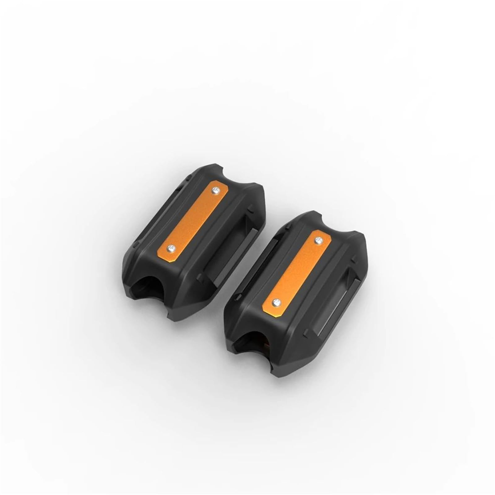 NUOSDEX Stoßstange dekorative Blöcke Kompatibel Mit Für R-Ninet 2014-2022 Motorrad-Sturzbügel, Stoßstange, Motorschutz, Schutz, Dekorativer Block, Zubehör, 25 Mm(Orange 1) von NUOSDEX