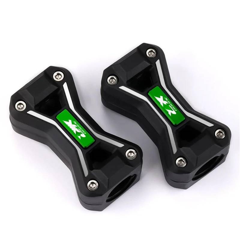 NUOSDEX Stoßstange dekorative Blöcke Kompatibel Mit Für R1200GS Für R1150GS Für R1250GS LC Für ADV Motorrad-Motorschutz, Stoßstangen-Crashblock-Schutz, Dekorative Blöcke(Green) von NUOSDEX