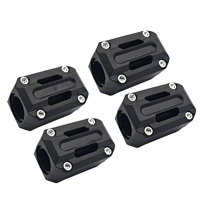 NUOSDEX Stoßstange dekorative Blöcke Kompatibel Mit Für R1200GS Motorrad-Motor-Crash-Bar Dekorativer Stoßstangenschutzblock Crash Bar Slider-Schutz Dekor-Schutz(4PCS) von NUOSDEX