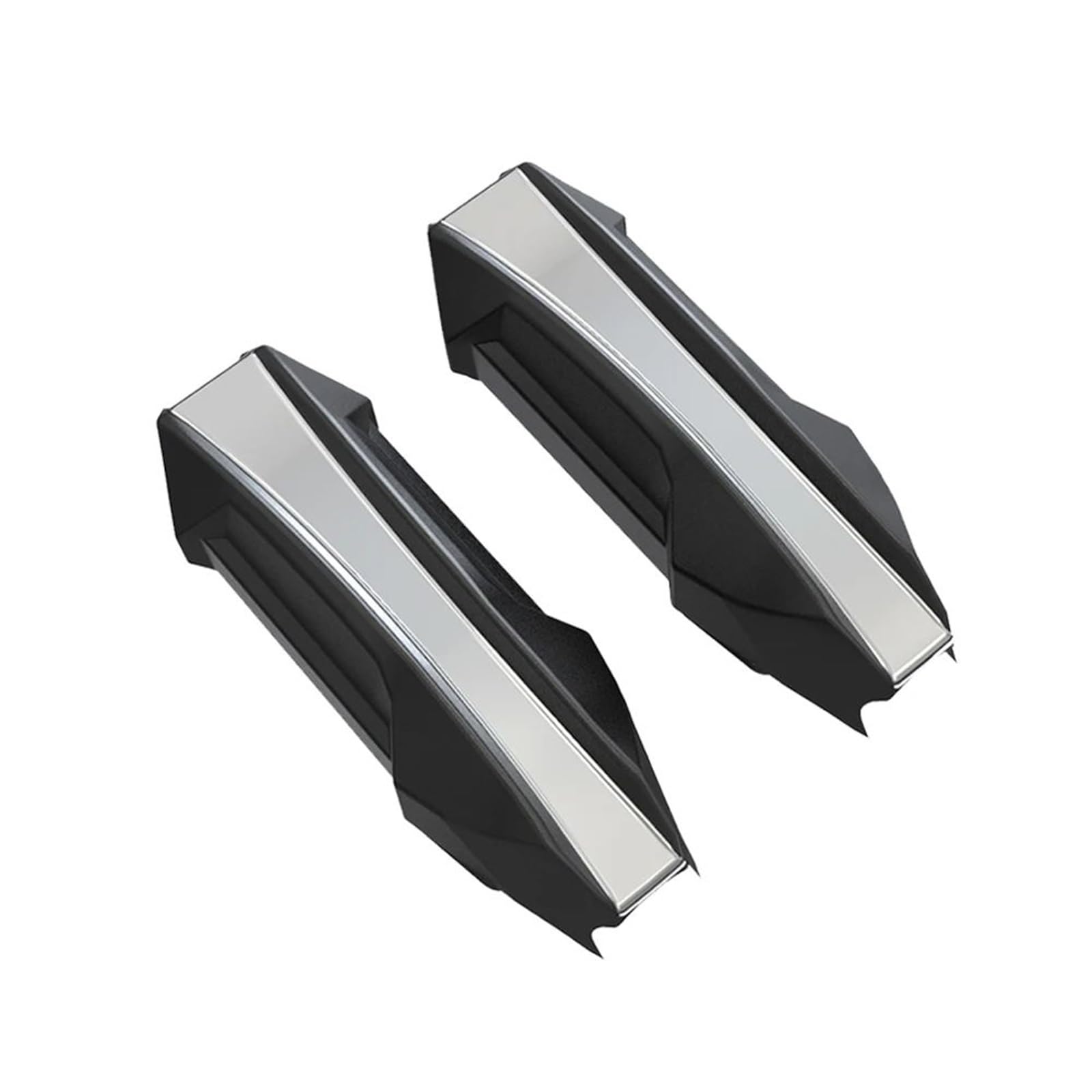 NUOSDEX Stoßstange dekorative Blöcke Kompatibel Mit Für Vulcan Für S650 2015-2023 Motorrad-Motor-Crash-Bar-Schutz Stoßstange Dekorativer Schutzblock Zubehör 25mm(B Silver) von NUOSDEX