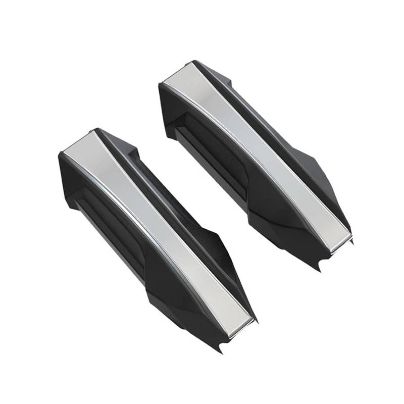 NUOSDEX Stoßstange dekorative Blöcke Kompatibel Mit Für Vulcan Für S650 2015-2023 Motorrad-Motor-Crash-Bar-Schutz Stoßstange Dekorativer Schutzblock Zubehör 25mm(B Silver) von NUOSDEX