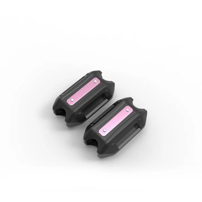 NUOSDEX Stoßstange dekorative Blöcke Kompatibel Mit Xre300 Für Xre 300 2022 Motorrad-Sturzbügel, Stoßstange, Motorschutz, Schutz, Dekorativer Block, Zubehör, 25 Mm(Pink) von NUOSDEX