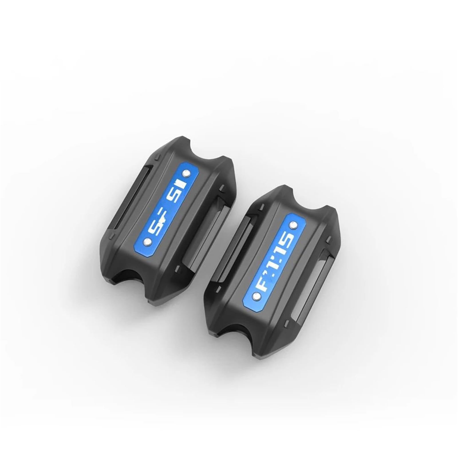 NUOSDEX Stoßstange dekorative Blöcke Kompatibel Mit Yamaha Für Fz-15 2013-2023 Motorrad Crash Bar Stoßstange Motorschutz Schutz Dekorative Blockteile(Blue) von NUOSDEX