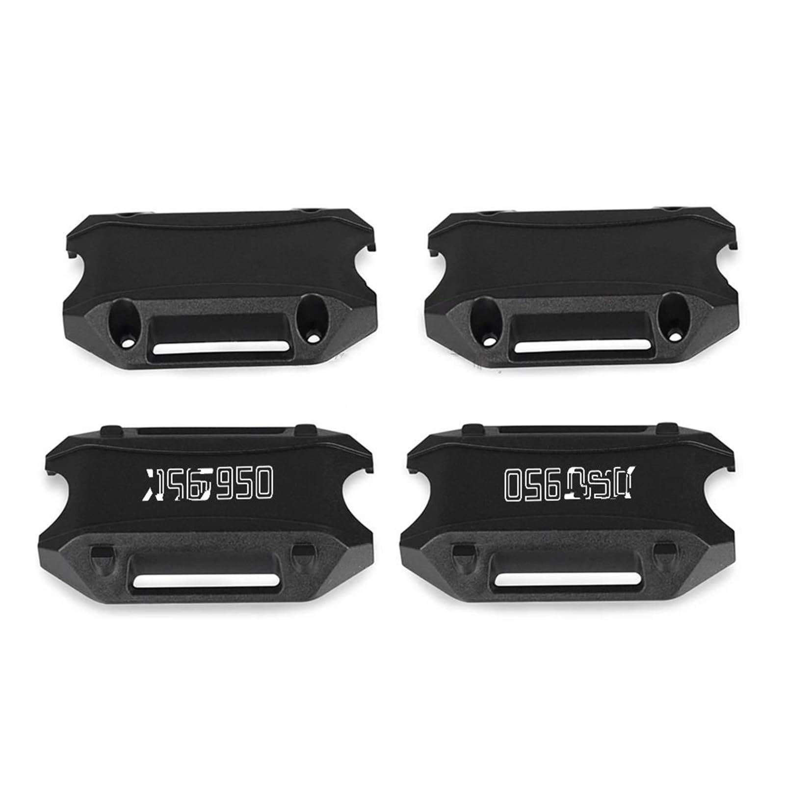 NUOSDEX Stoßstange dekorative Blöcke Kompatibel Mit Yamaha Für Xvs1300 2015-2024 Motorradmotor-Crash-Bar-Stoßstange Dekorativer Schutzblock-Schutzblock 25mm(B) von NUOSDEX