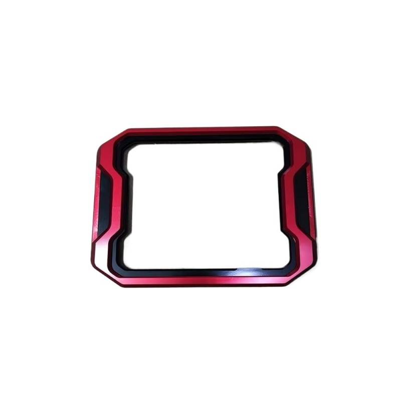 NUOSDEX Tachogehäuse Motorrad Kompatibel Mit ADV350 Für ADV160 2022 2023 2024 Zubehör Instrumenten-Messgerät-Rahmenabdeckung Armaturenbrett-Displayschutzfolie(Red) von NUOSDEX