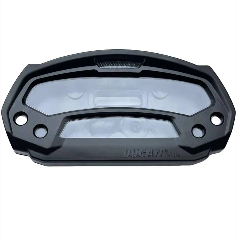 NUOSDEX Tachogehäuse Motorrad Kompatibel Mit Ducati Für Monster 659 696 795 796 1100 Für EVO Motorrad-Geschwindigkeitsmesser-Instrumentenabdeckung Messgeräte Kilometerzähler Drehzahlmessergehäuse von NUOSDEX