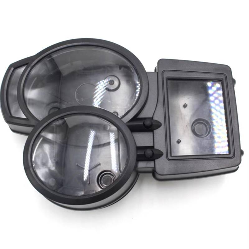 NUOSDEX Tachogehäuse Motorrad Kompatibel Mit Für F800R Für F800GS Für F800ST Tachometer Kilometerzähler Geschwindigkeitstabelle Instrumentengehäuse Gehäuse Drehzahlmesser Messgeräteabdeckung(One Set) von NUOSDEX