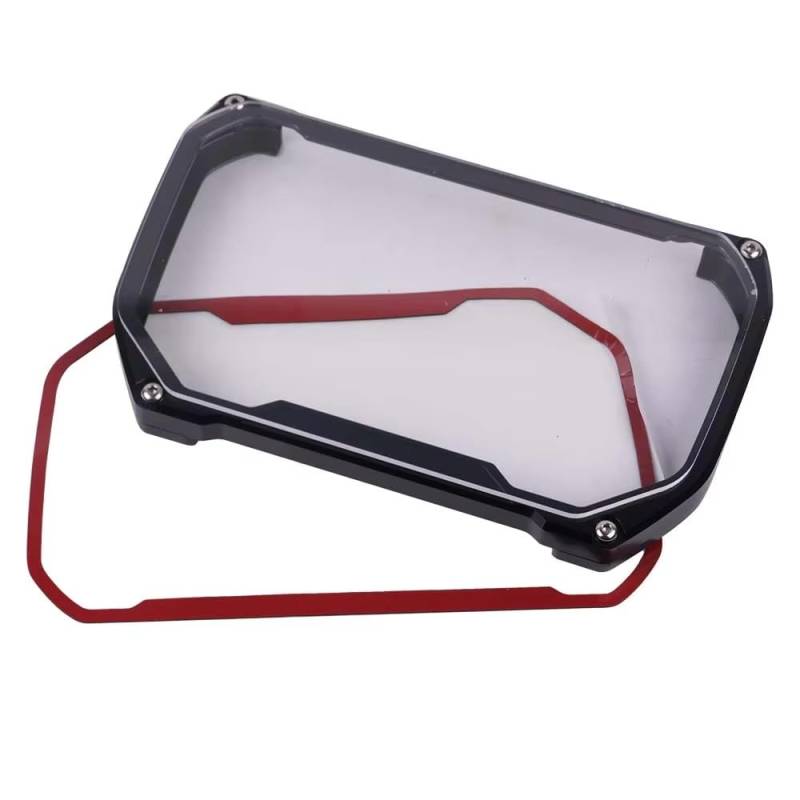 NUOSDEX Tachogehäuse Motorrad Kompatibel Mit Für M1000R 2023 2024 Für M1000RR 2021 2022 2023-2024 Instrumentencluster-Messgerätrahmenabdeckung Armaturenbrett-Displayschutzfolie(Black) von NUOSDEX