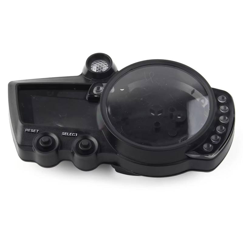 NUOSDEX Tachogehäuse Motorrad Kompatibel Mit Yamaha Für YZF Für R6 2003-2004 Motorrad-Drehzahlmesser-Instrument Kilometerzähler Tachometerhalter Gehäuseabdeckung Messgerätegehäuse von NUOSDEX