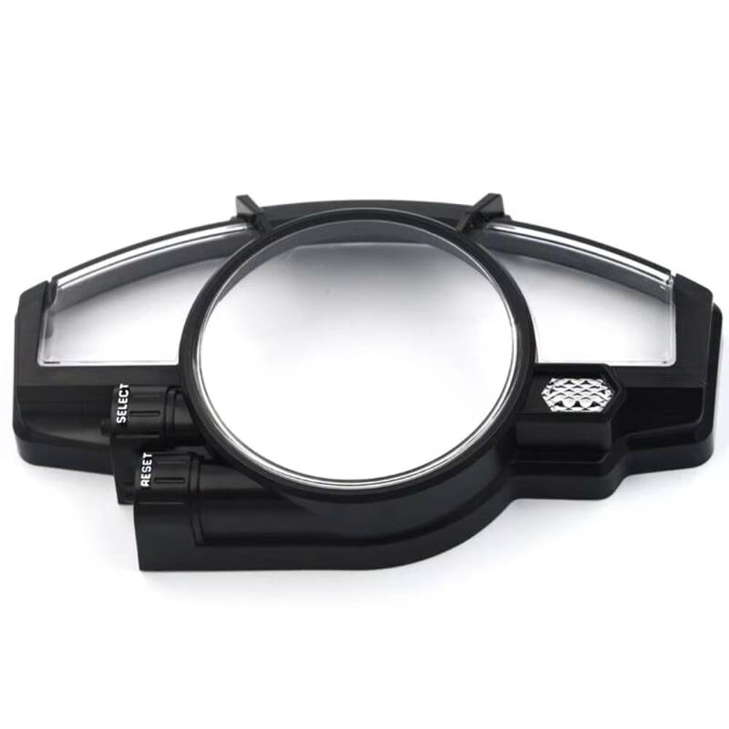 NUOSDEX Tachogehäuse Motorrad Kompatibel Mit Yamaha Für YZF1000 Für YZF-R1 2007 2008 Tachometer Instrumentengehäuse Messgerät Kilometerzähler Drehzahlmesser Gehäusedeckel(1*Front) von NUOSDEX