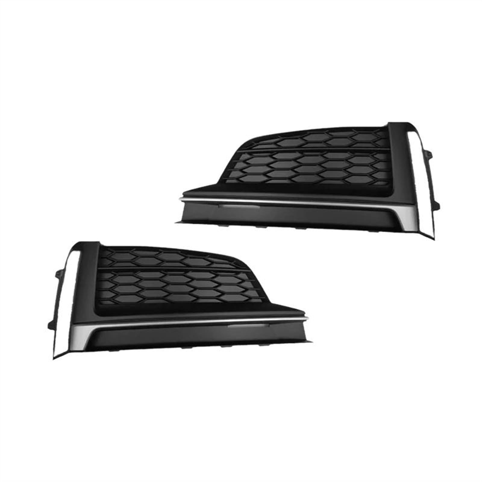 Nebelscheinwerfergitter Kompatibel Mit A5 Sport S5 2017 2018 2019, Auto-Nebelscheinwerfer-Rahmen, Kühlergrill, Vordere Stoßstange, Seitliche Nebelscheinwerfer-Abdeckung, Dekorationszubehör(Pair 1) von NUOSDEX