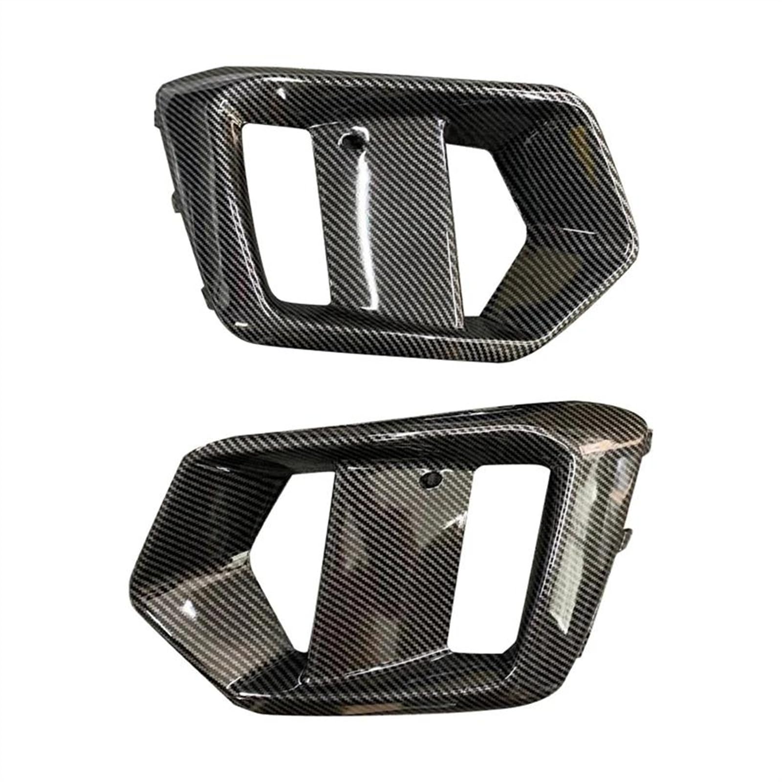 Nebelscheinwerfergitter Kompatibel Mit Ford Für Focus RS 2015 2016 2017 2018, Auto-Außenzubehör, Nebelscheinwerfer, Rahmen, Nebelscheinwerfer-Abdeckung, Nebelscheinwerfer-Gitterdekoration(Pair) von NUOSDEX