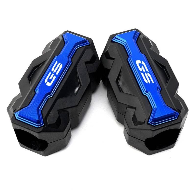Stoßstange dekorative Blöcke Kompatibel Mit Für F650gs Für F850gs Für G310gs Für R1300gs Motorrad-Motor-Crash-Bar-Schutz-Stoßstangenschutz-Zubehör(Blue2) von NUOSDEX