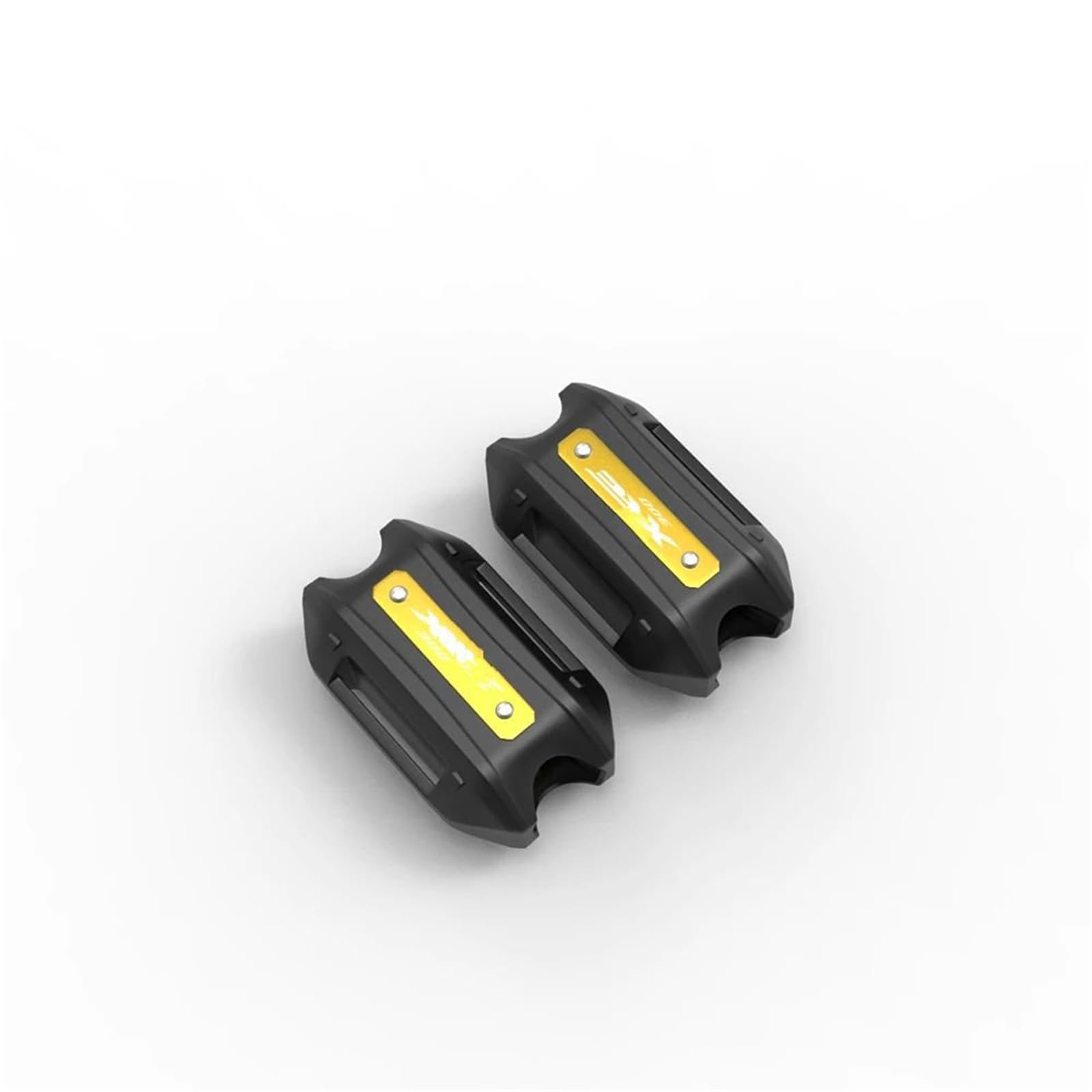 Stoßstange dekorative Blöcke Kompatibel Mit XRE300 2022 Motorrad-Sturzbügel, Stoßstange, Motorschutz, Dekorativer Block, Zubehör, 25 Mm(Yellow) von NUOSDEX