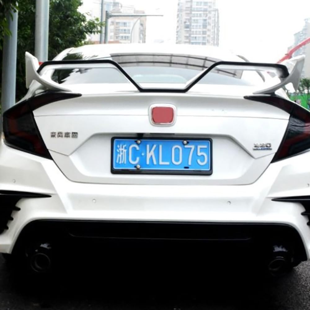 Auto Spoiler Heckspoiler für Honda Civic 16-20 yofer European Version Dachspoilerflügel Heckspoiler Flügel Kofferraum Lippe Auto Modifikation Zubehör von NURCIX