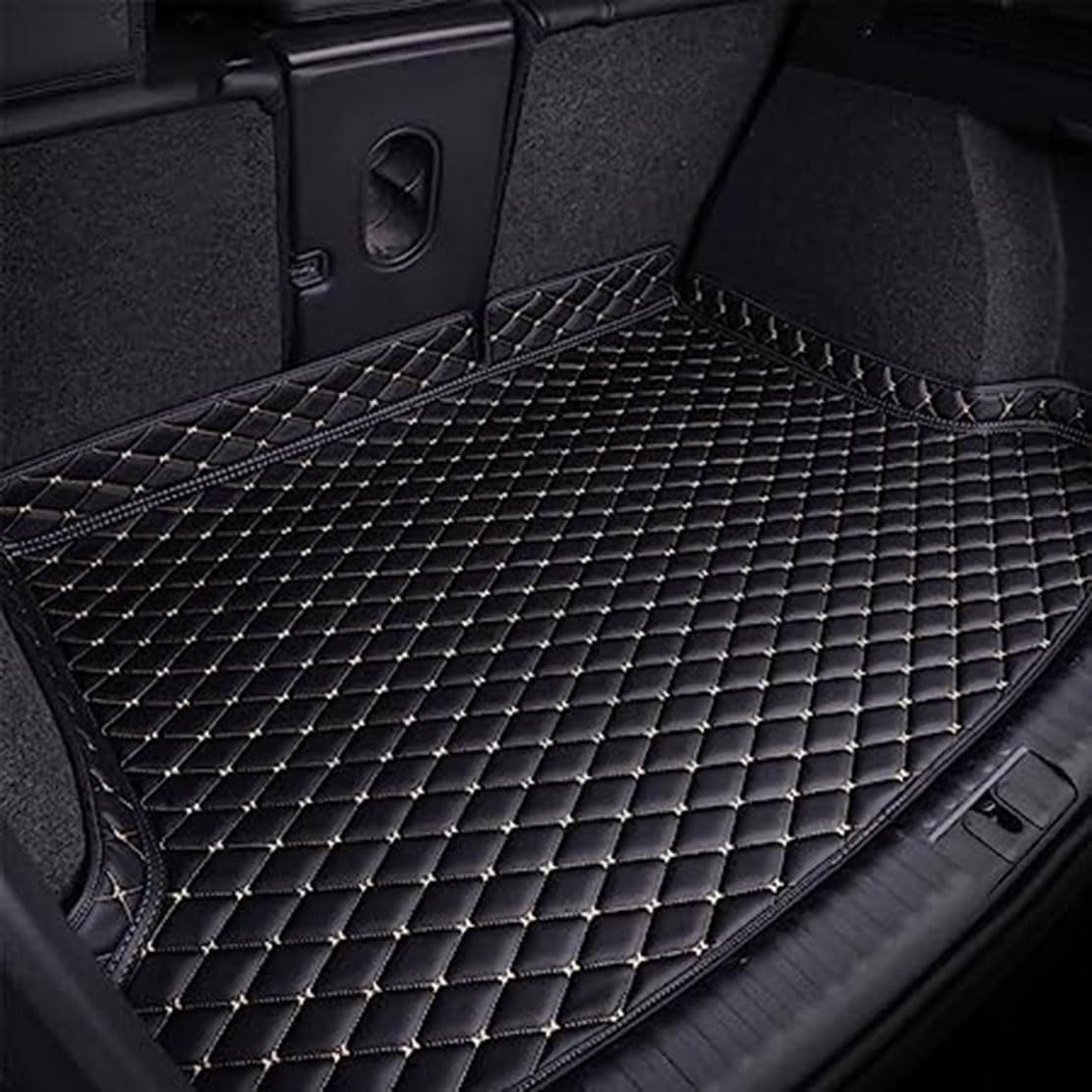 Boot Liner Kofferraumboden,kompatibel mit Opel Corsa D 2006-2014,Auto Kofferraummatten,B-Black Beige von NURCIX
