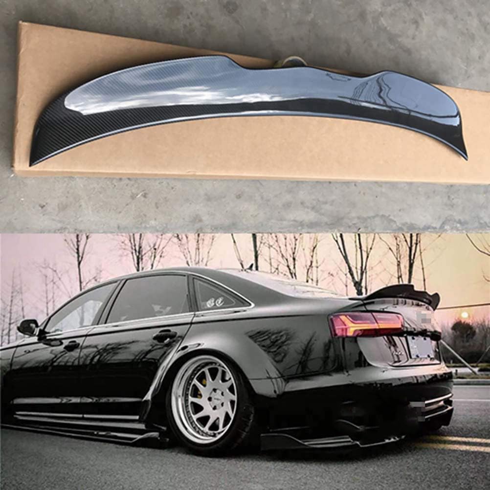 Heckflügel Auto Spoiler, kompatibel mit Audi A6 C7 Spoiler 2011 2012 2013 2014 2015 2016, Auto hinten Dach Kofferraum Spoiler Flügel Lippe von NURCIX