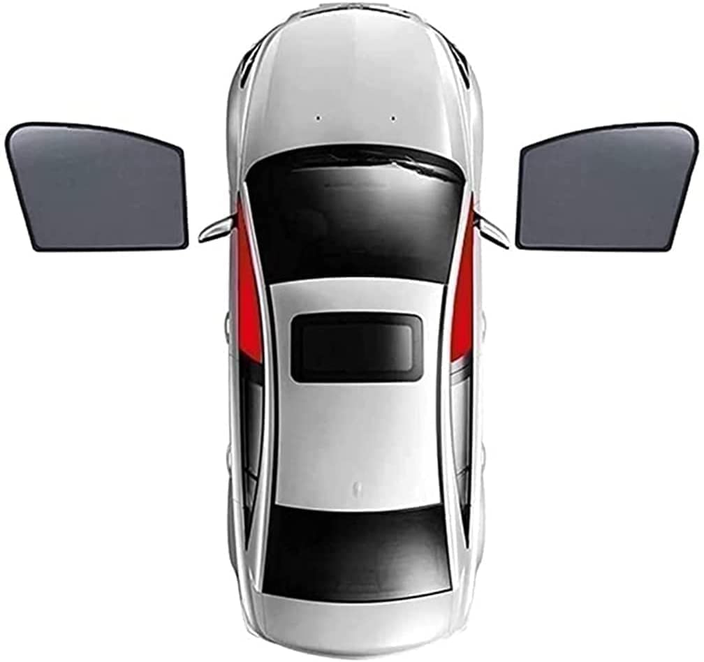 Auto Seitenfenster Sonnenschutz für Suzuki Vitara 2016-2019, Seitenscheibe Atmungsaktives Sonnenblende PrivatsphäRe Schutz Abdeckungen, Car ZubehöR,2pcs-Front-Doors von NURII