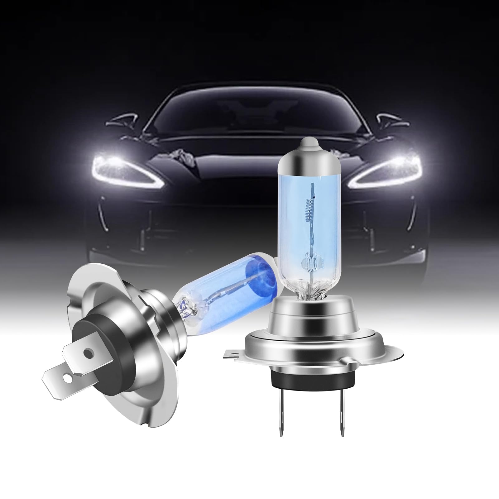 NUROTA H7 Halogen Scheinwerferlampe 12V 55W,3200K Warmweiß, Niedrige Farbtemperatur, Perfekte Passform für Autoscheinwerfer, 2 Stück NUROTA H7 Halogen Scheinwerferlampe 12V 55W,3200K Warmweiß, Niedrige Farbtemperatur, Perfekte Passform für Autoscheinwerfer, 2 Stück von NUROTA