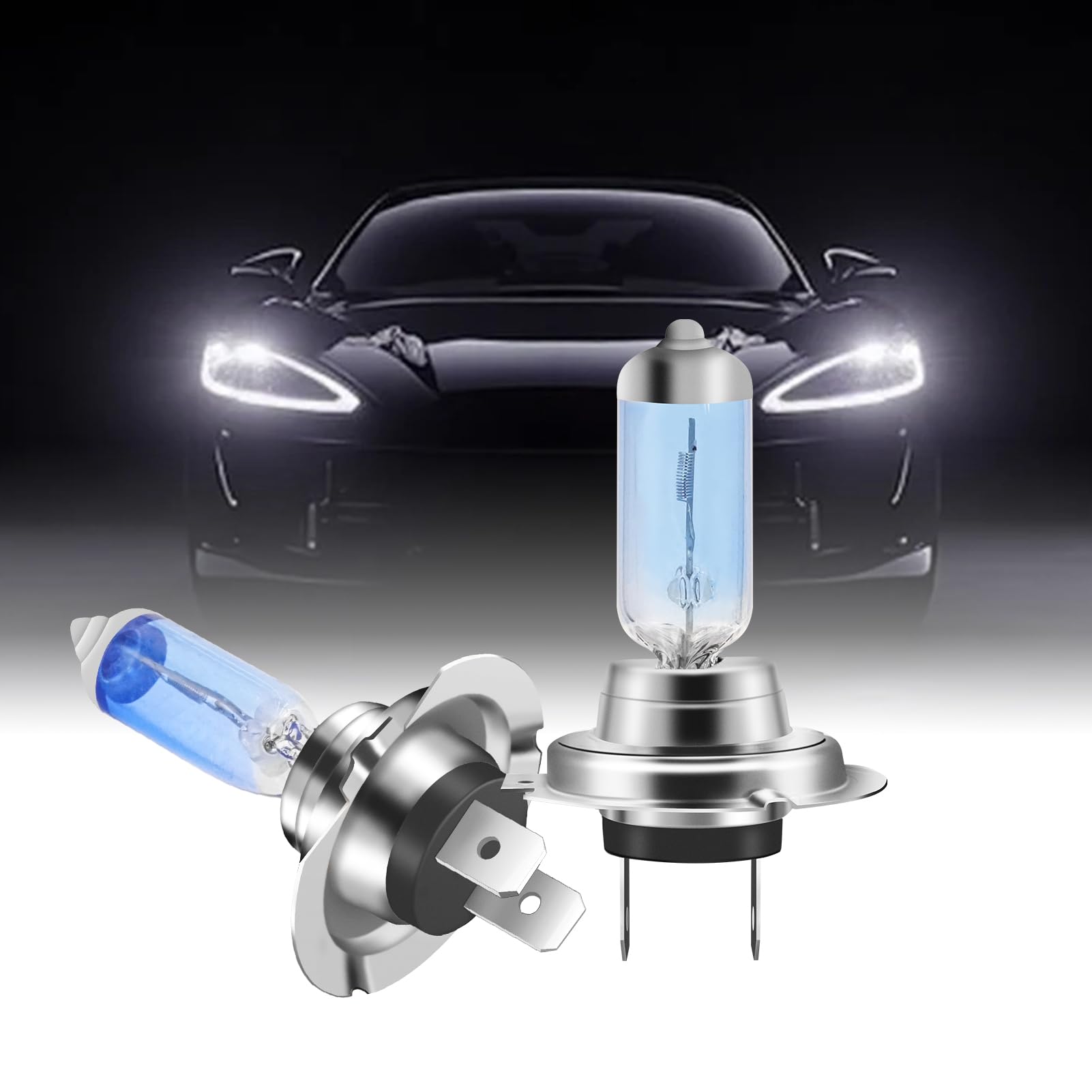 NUROTA H7 Halogen Scheinwerferlampe 12V 55W,3500K Warmweiß, Niedrige Farbtemperatur, Perfekte Passform für Autoscheinwerfer, 2 Stück NUROTA H7 Halogen Scheinwerferlampe 12V 55W,3500K Warmweiß, Niedrige Farbtemperatur, Perfekte Passform für Autoscheinwerfer, 2 Stück von NUROTA