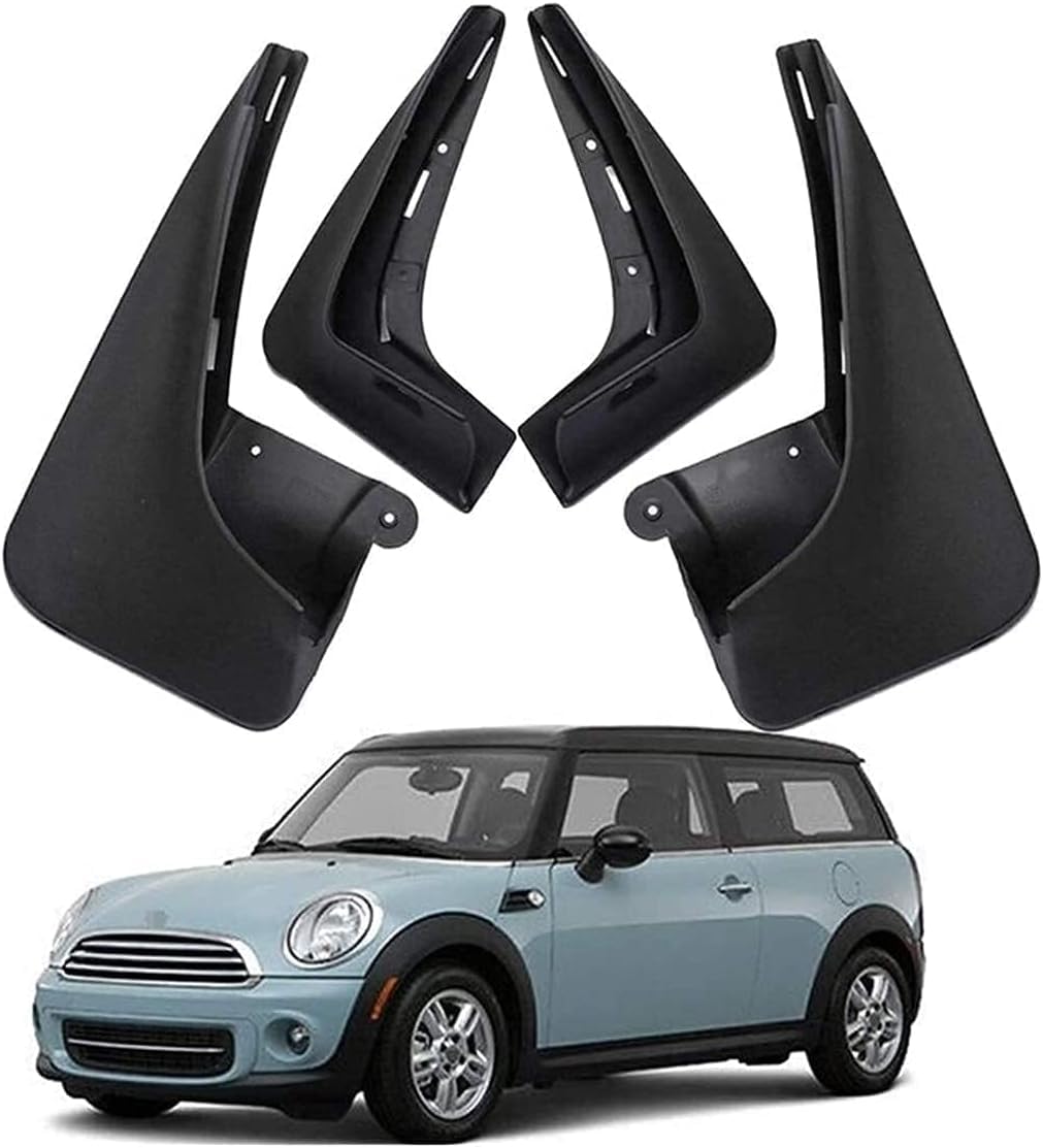 4 Stück Auto Schmutzfänger für Mini Cooper Clubman R55 2008-2014, Auto Vorne Hinten Spritzschutz Abdeckung Kratzfestem Kotflügel Styling Zubehör von NUSHKE