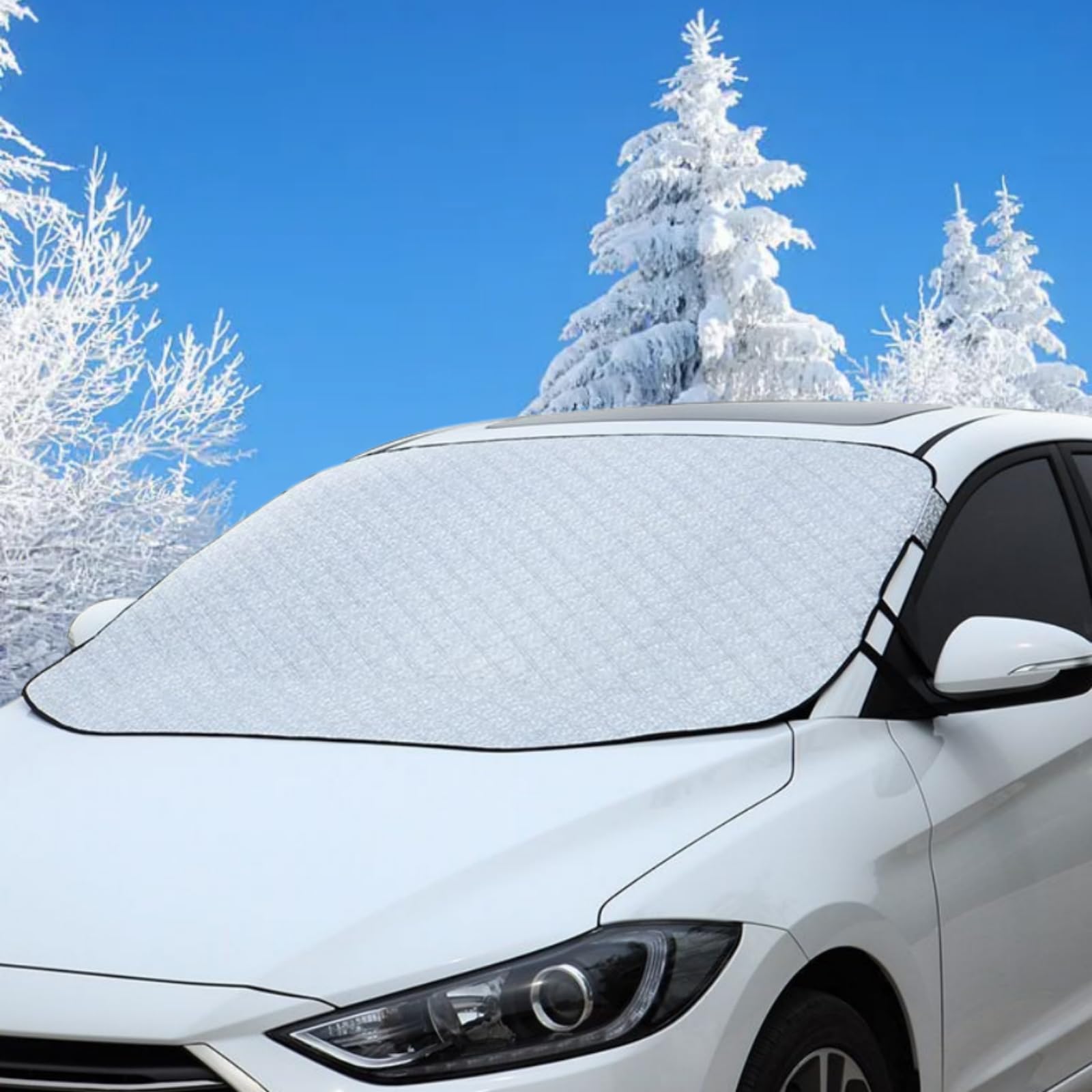 NUYGNIX Frontscheibenabdeckung Winter, Windschutzscheibenabdeckung, Scheibenabdeckung Auto Winter,Windschutzscheibe Abdeckung Faltbare, Autoscheiben Abdeckungen FüR Die Gegen Schnee, EIS, Frost, Staub NUYGNIX Frontscheibenabdeckung Winter, Windschutzscheibenabdeckung, Scheibenabdeckung Auto Winter,Windschutzscheibe Abdeckung Faltbare, Autoscheiben Abdeckungen FüR Die Gegen Schnee, EIS, Frost, Staub von NUYGNIX