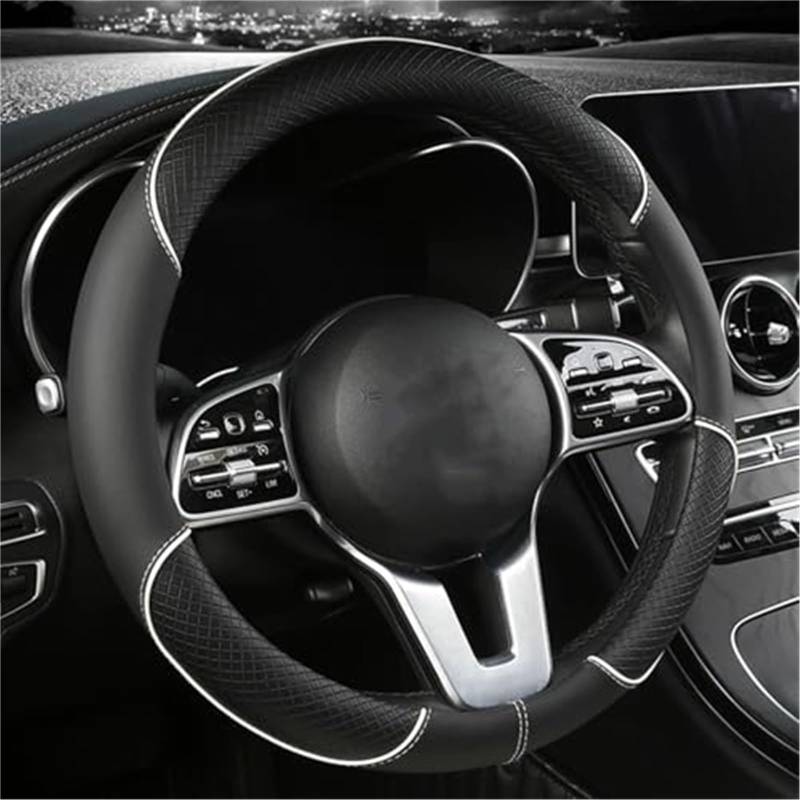 Lenkradbezug Für Benz Für GLA Für Klasse Für GLA 180 200 250 Für GLA 45 Für AMG Auto Lenkradbezug Lenkradbezüge E-Beige-Typ O(‎C-White) von NVCPHGEDEK