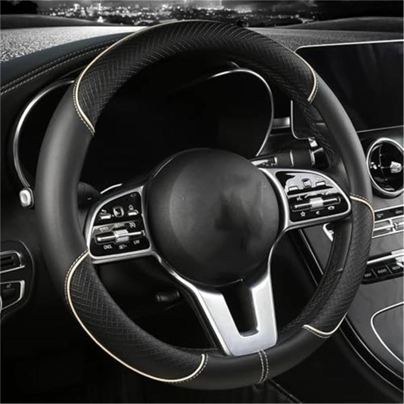 Lenkradbezug Für Benz Für GLA Für Klasse Für GLA 180 200 250 Für GLA 45 Für AMG Auto Lenkradbezug Lenkradbezüge E-Beige-Typ O(‎D-Brown) von NVCPHGEDEK