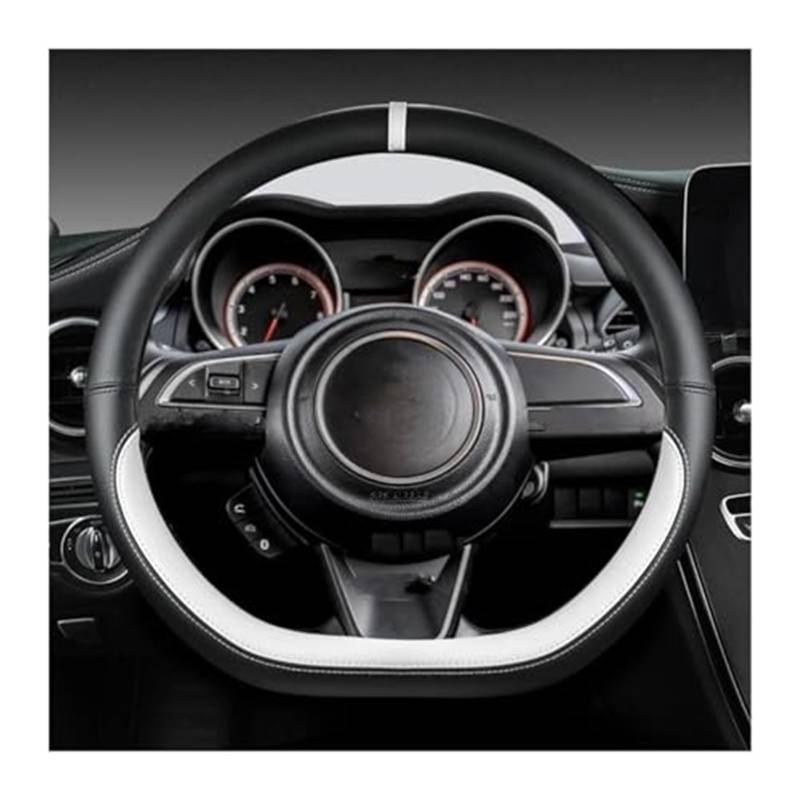 Lenkradbezug Für Citroen Für C3 Für AIRCROSS 2017 2018 2019 2020 2021 2 D Typ Lenkrad Abdeckung Lenkrad Dekorative Abdeckung(White) von NVCPHGEDEK