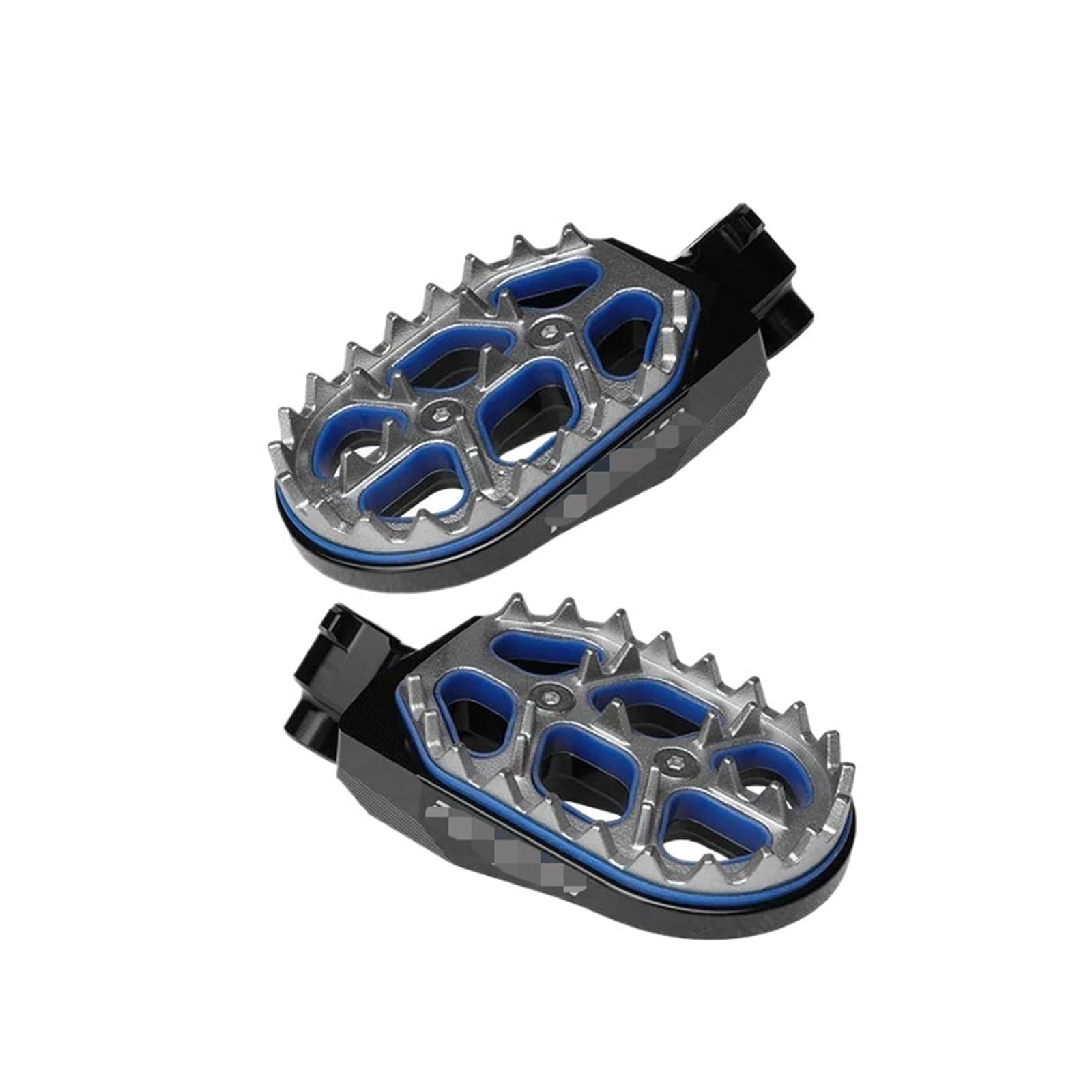 NVDERTA Geschmiedete Fußstützen für Yamaha Tenere 700 XTZ 700 XTZ700 2019-2024, Pedale für Tenere 700 Rally World Raid (Schwarz) von NVDERTA