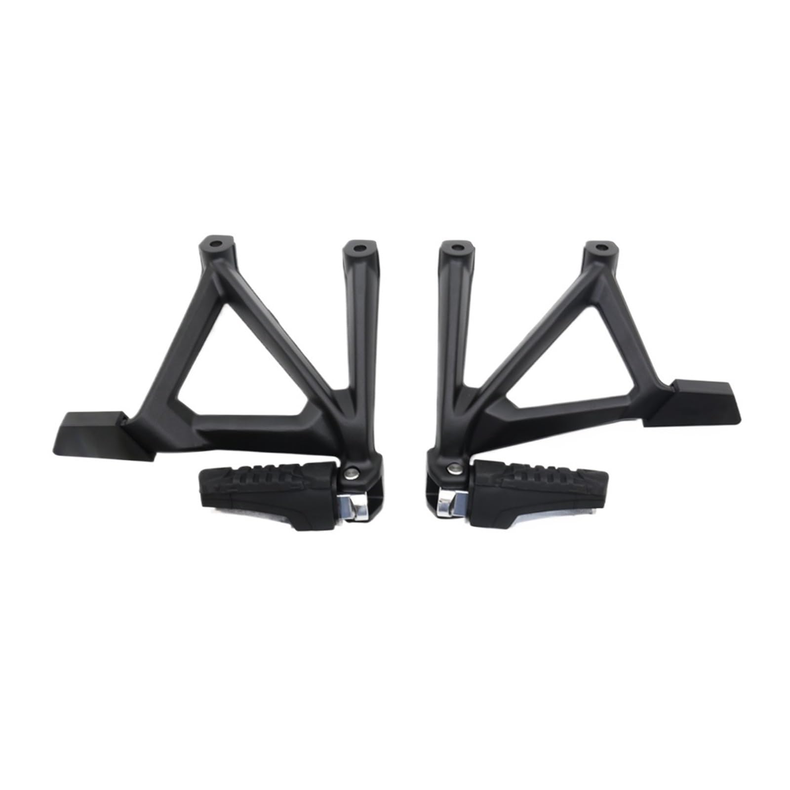 NVDERTA Kompatibel mit BMW R1250GS R1200GS R1250 GS 1200GS LC Adventure 2013-2024 Beifahrerfußrasten Satz hinten für Motorrad, Fußstütze, komplettes Set (Black Set) von NVDERTA