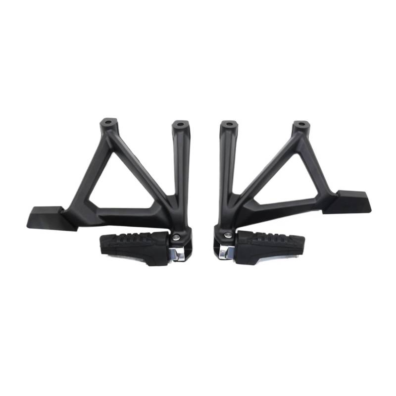 NVDERTA Kompatibel mit BMW R1250GS R1200GS R1250 GS 1200GS LC Adventure 2013-2024 Beifahrerfußrasten Satz hinten für Motorrad, Fußstütze, komplettes Set (Black Set) von NVDERTA