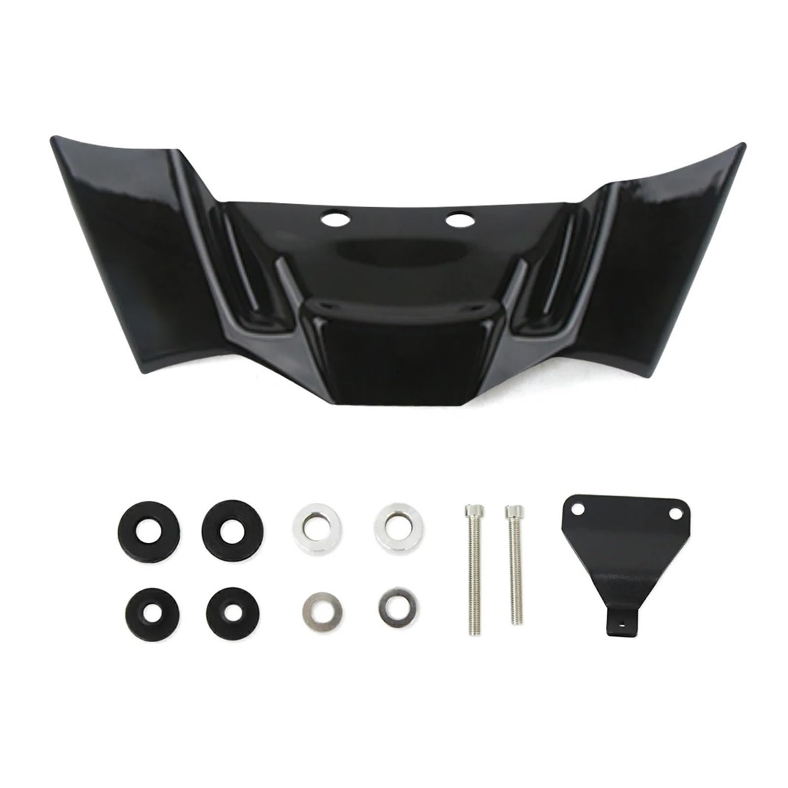 NVDERTA Kompatibel mit BMW S1000R 2021 2022 2023 2024 M1000R 2023–2024 Flügelverkleidung Motorrad Downforce vorne aerodynamischer Spoiler Winglet (hellschwarz) von NVDERTA