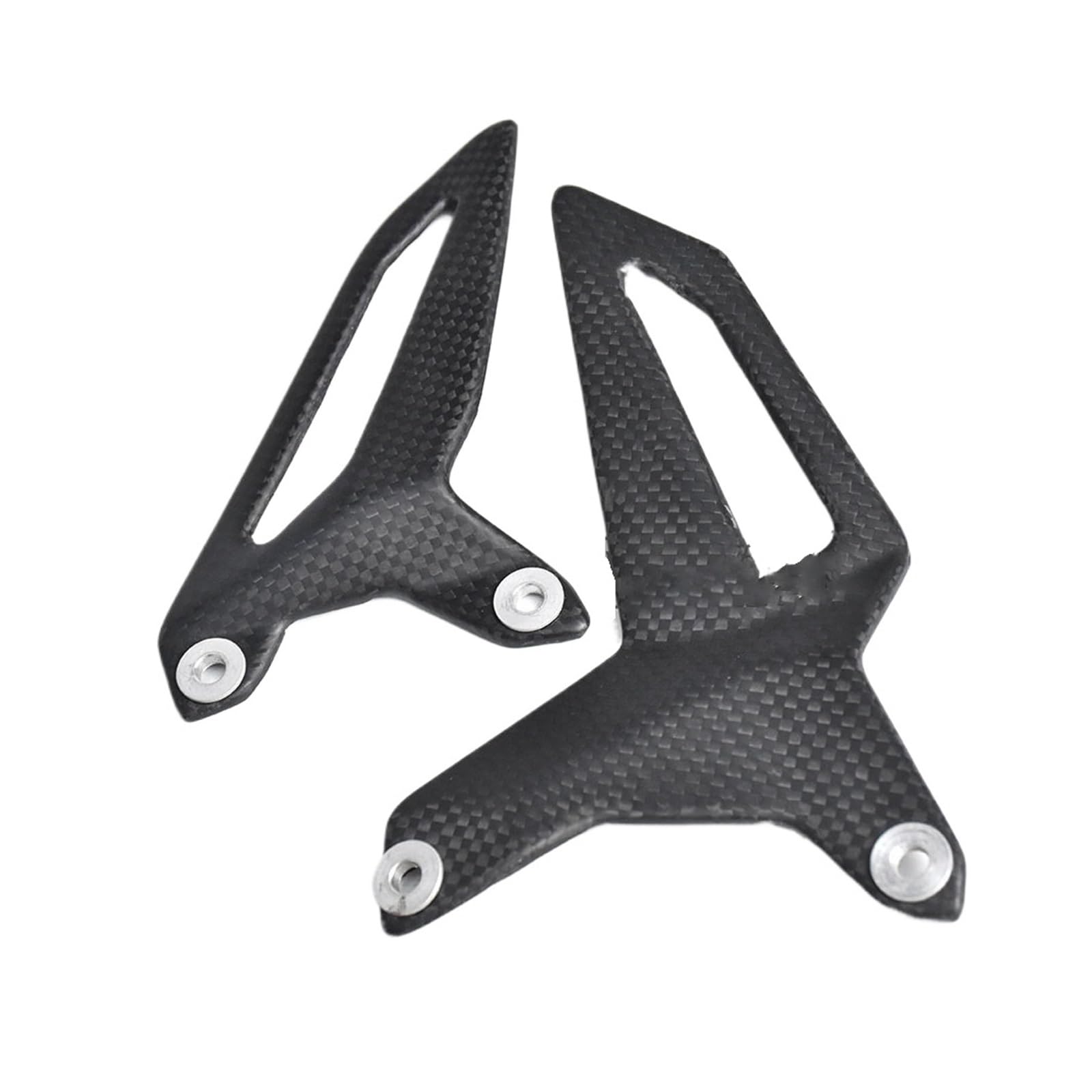 NVDERTA Kompatibel mit Ducati Panigale V2 899 1199 1299 959 Kohlefaser-Fersenschutz, Motorrad, modifizierte Teile, Fersenplatten, Fußschutz, Schutz (einfarbig matt) von NVDERTA