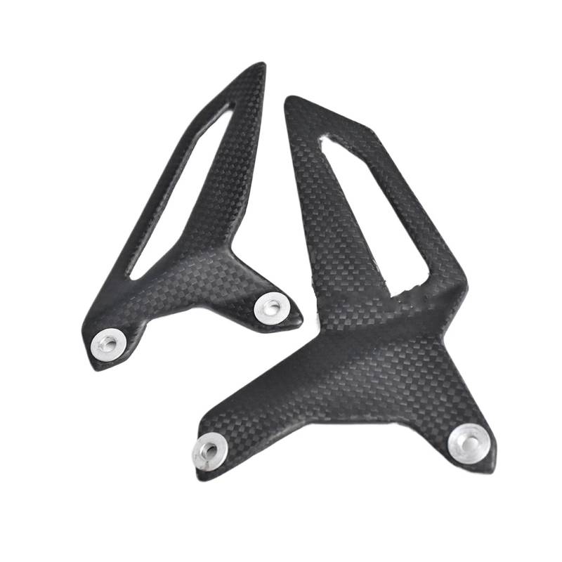 NVDERTA Kompatibel mit Ducati Panigale V2 899 1199 1299 959 Kohlefaser-Fersenschutz, Motorrad, modifizierte Teile, Fersenplatten, Fußschutz, Schutz (einfarbig matt) von NVDERTA