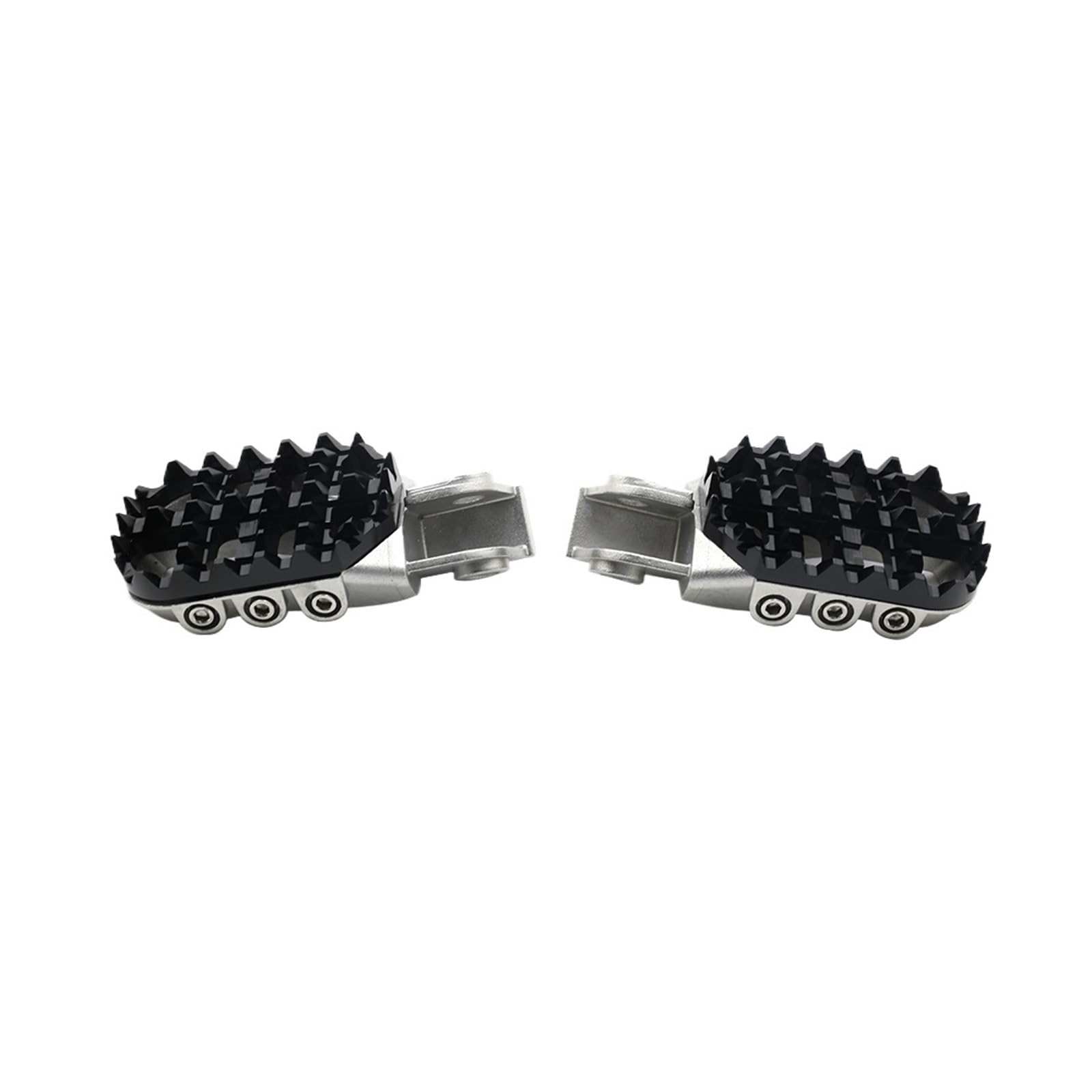 NVDERTA Kompatibel mit EXC EXC-F XC SX SX-F 50 125 250 350 450 525 530 660 950 990 Fußrasten aus Aluminium für Motorrad Pedale Fußstütze (schwarz) von NVDERTA