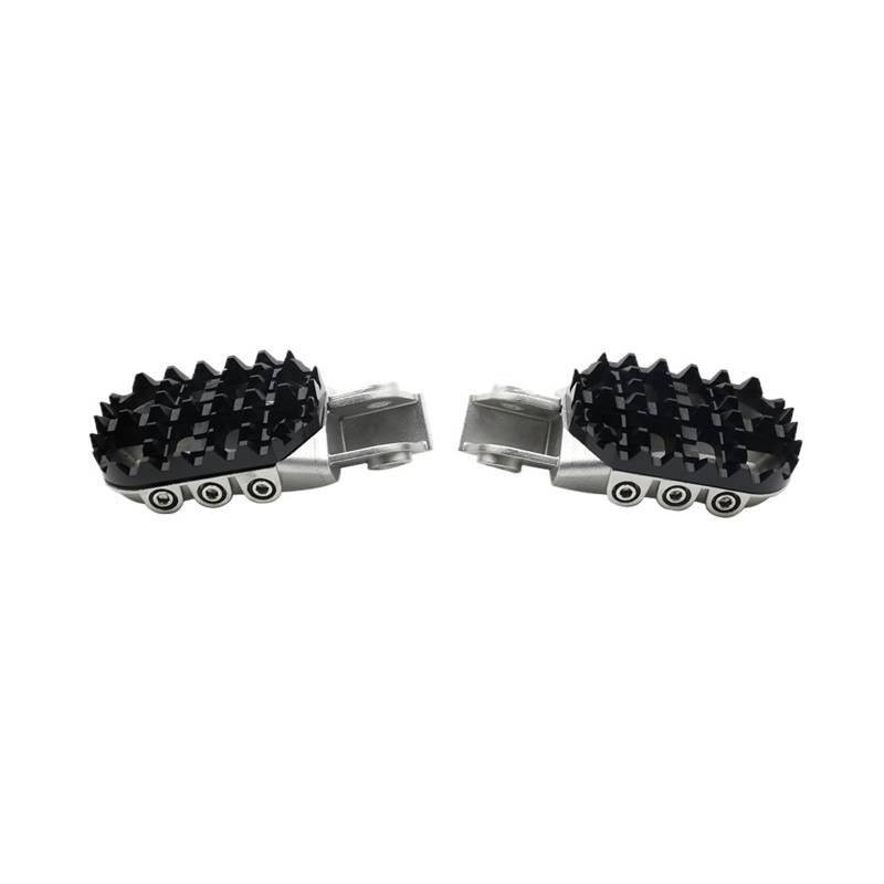NVDERTA Kompatibel mit EXC EXC-F XC SX SX-F 50 125 250 350 450 525 530 660 950 990 Fußrasten aus Aluminium für Motorrad Pedale Fußstütze (schwarz) von NVDERTA